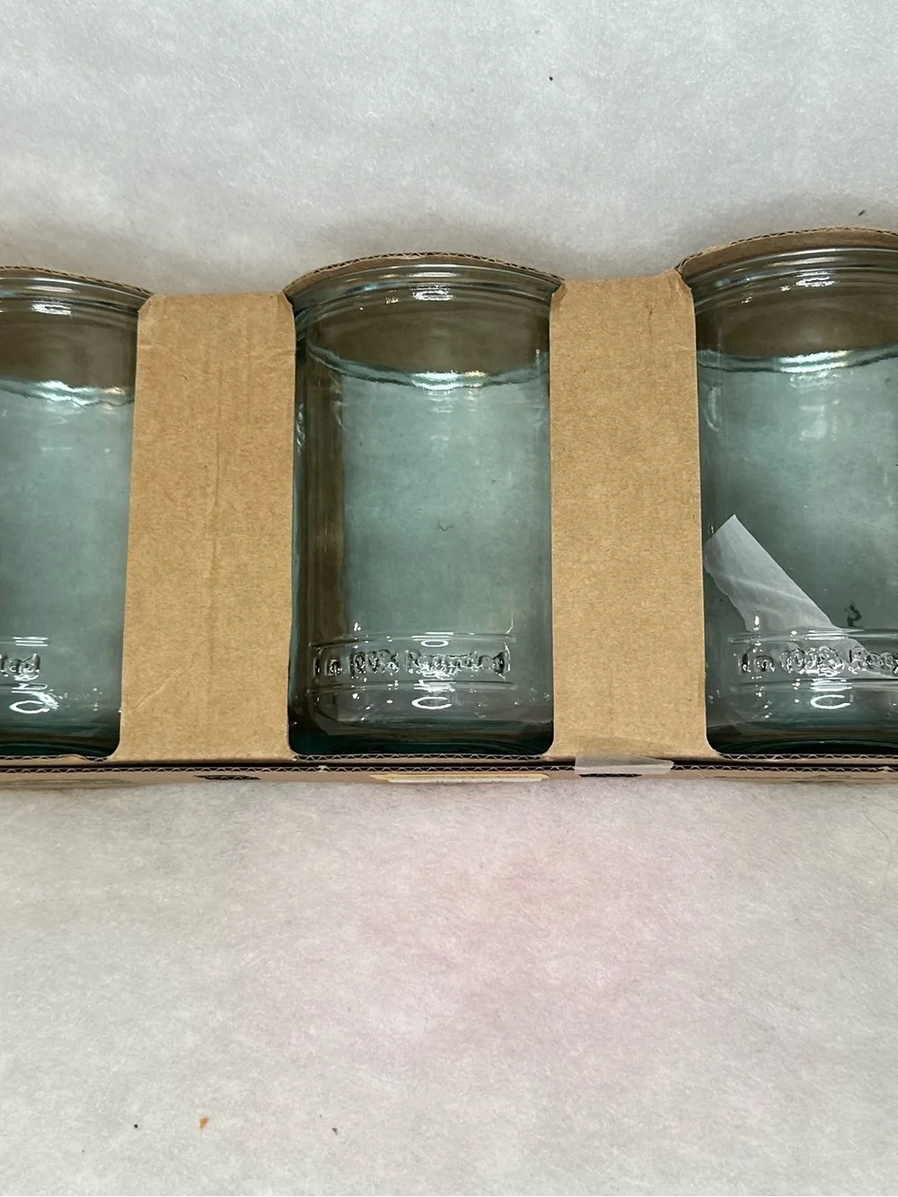 Set of 4 drinking Glasses, Mexican theme 15 oz.
